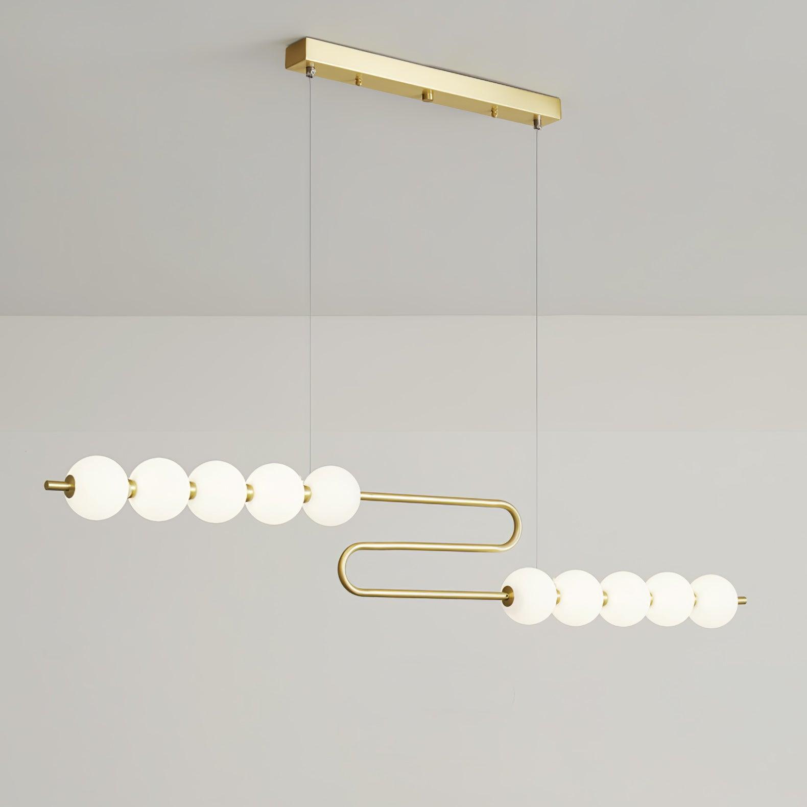 Auroira Contemporary Brass Pendant Lamp