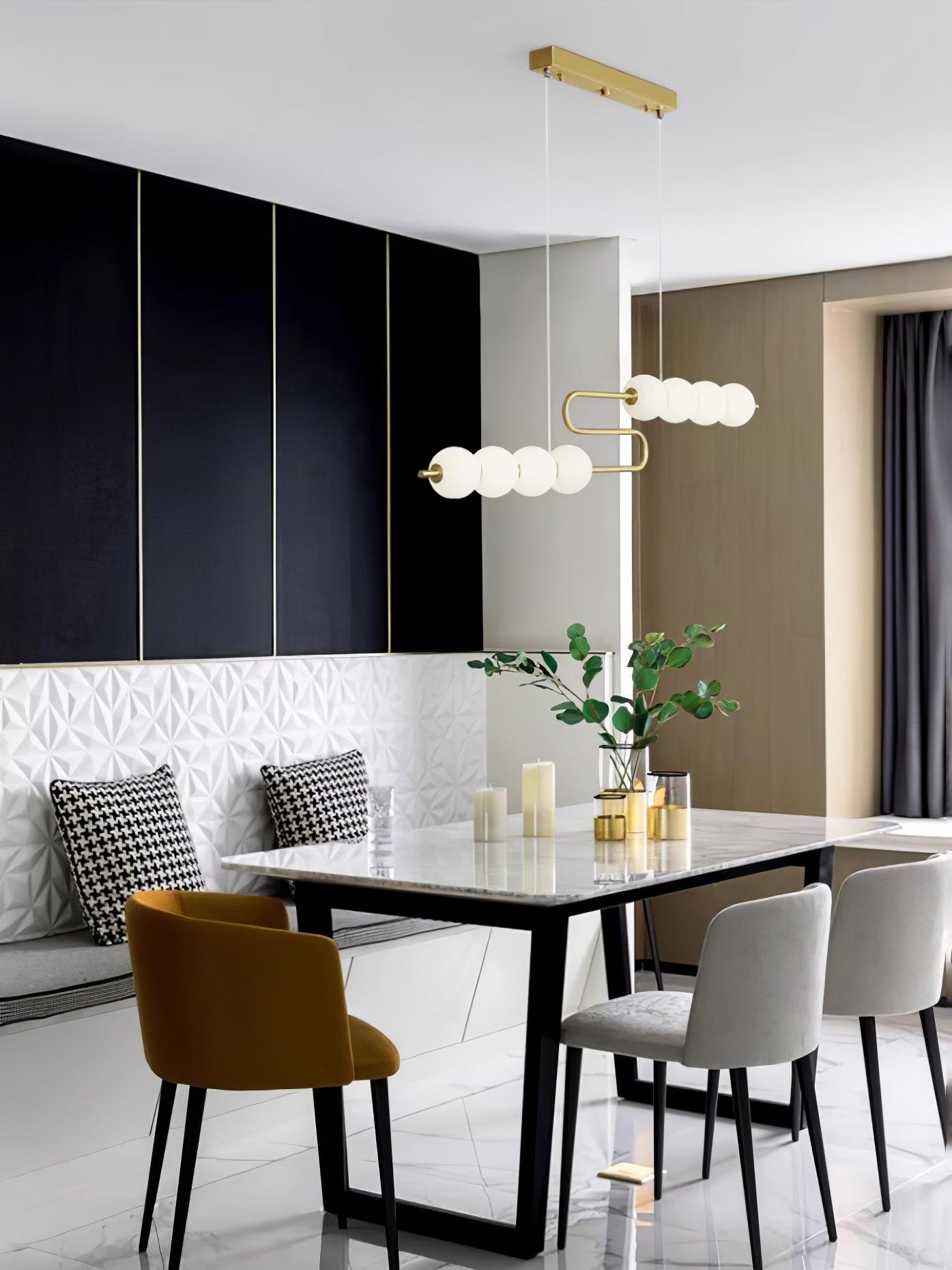 Auroira Contemporary Brass Pendant Lamp