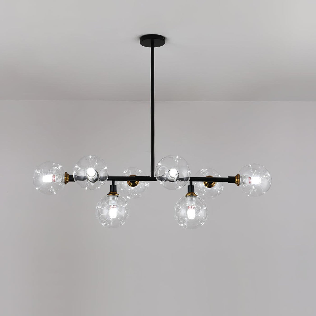 Velaiel Chandelier Glass and Metal
