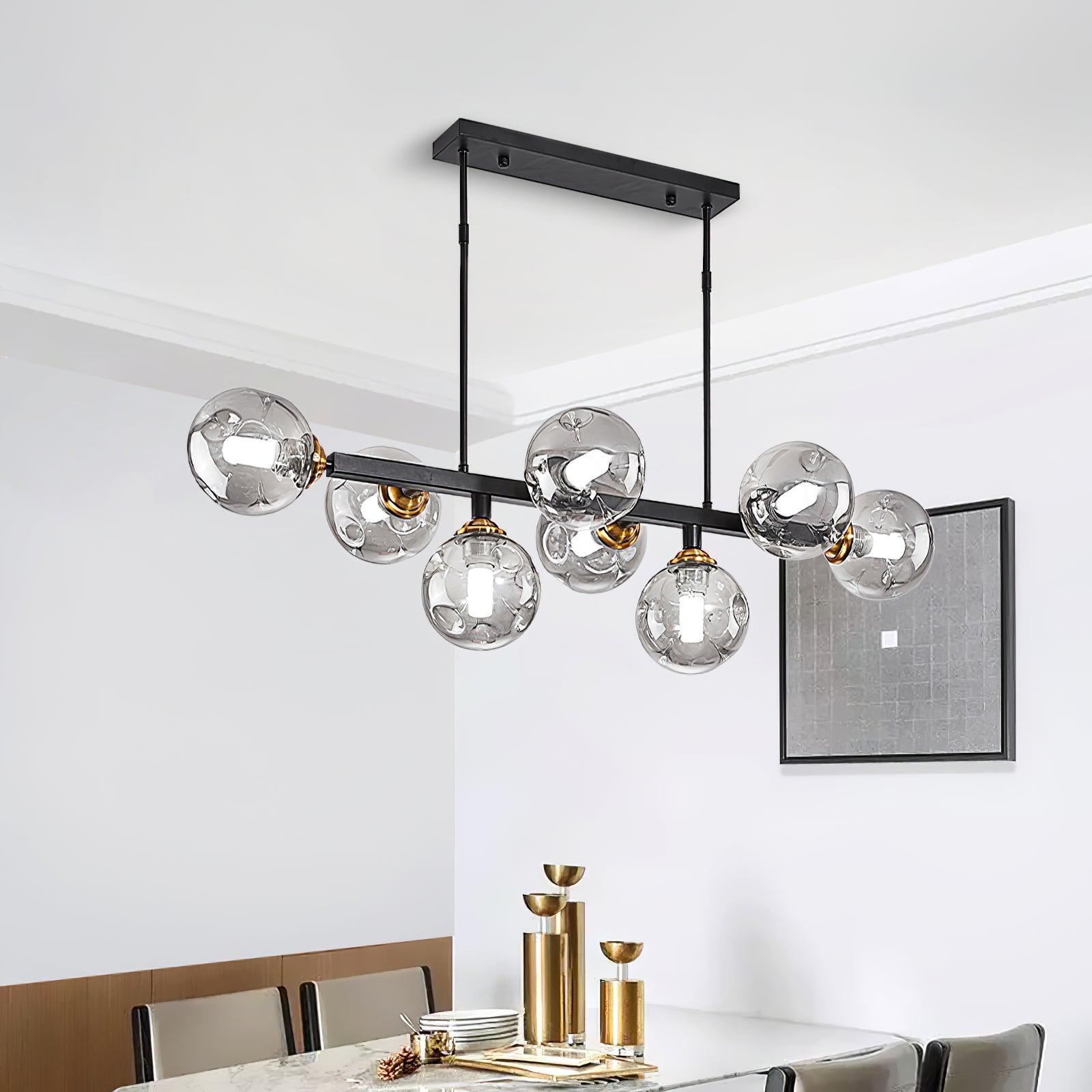 Velaiel Chandelier Glass and Metal