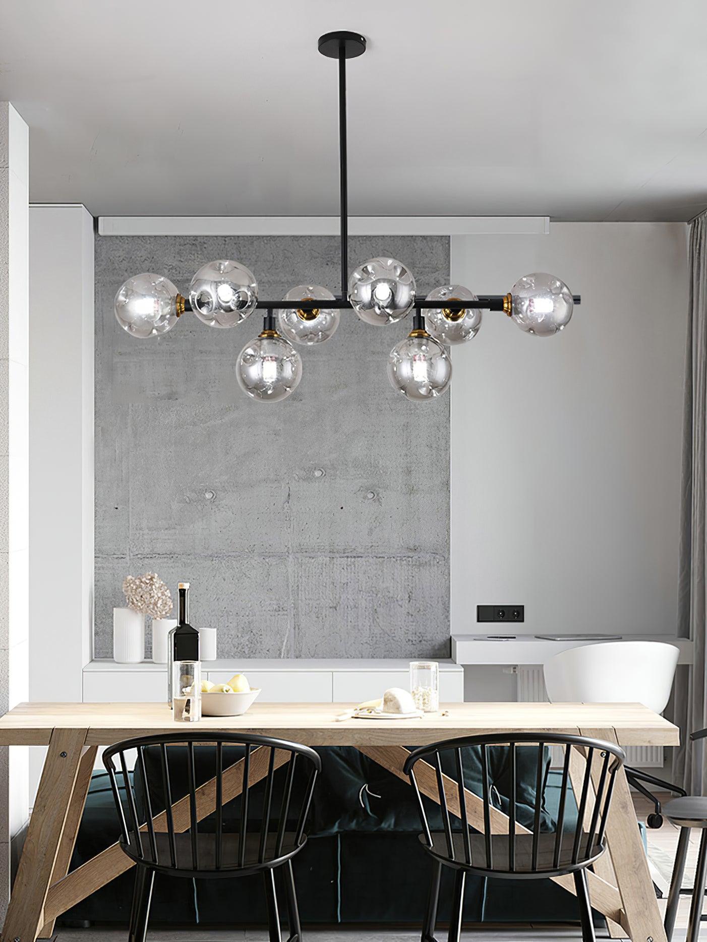 Velaiel Chandelier Glass and Metal
