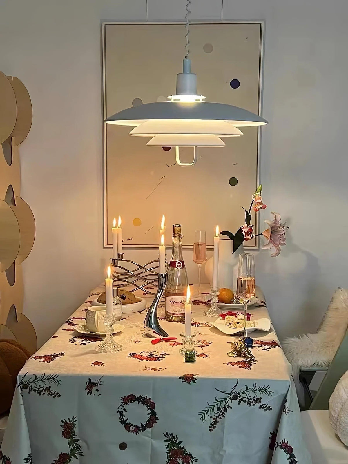 Divor Aluminum Glam Pendant Lamp
