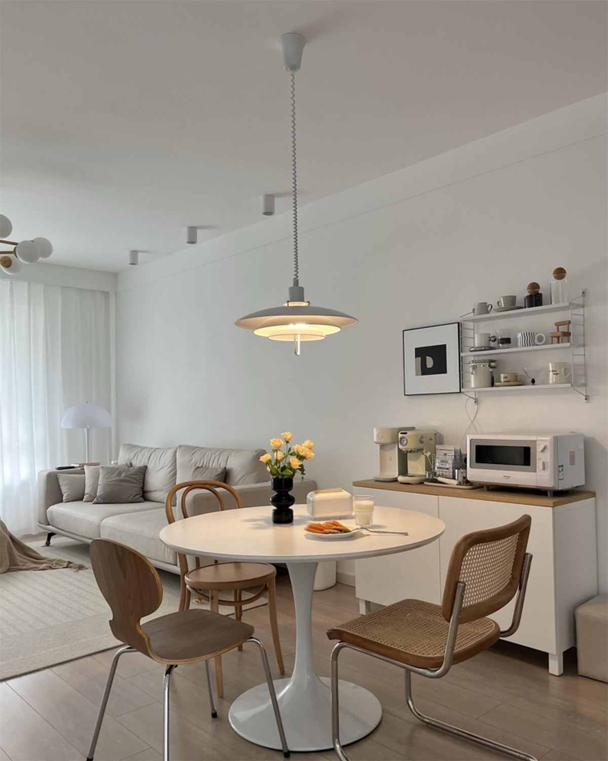 Divor Aluminum Glam Pendant Lamp