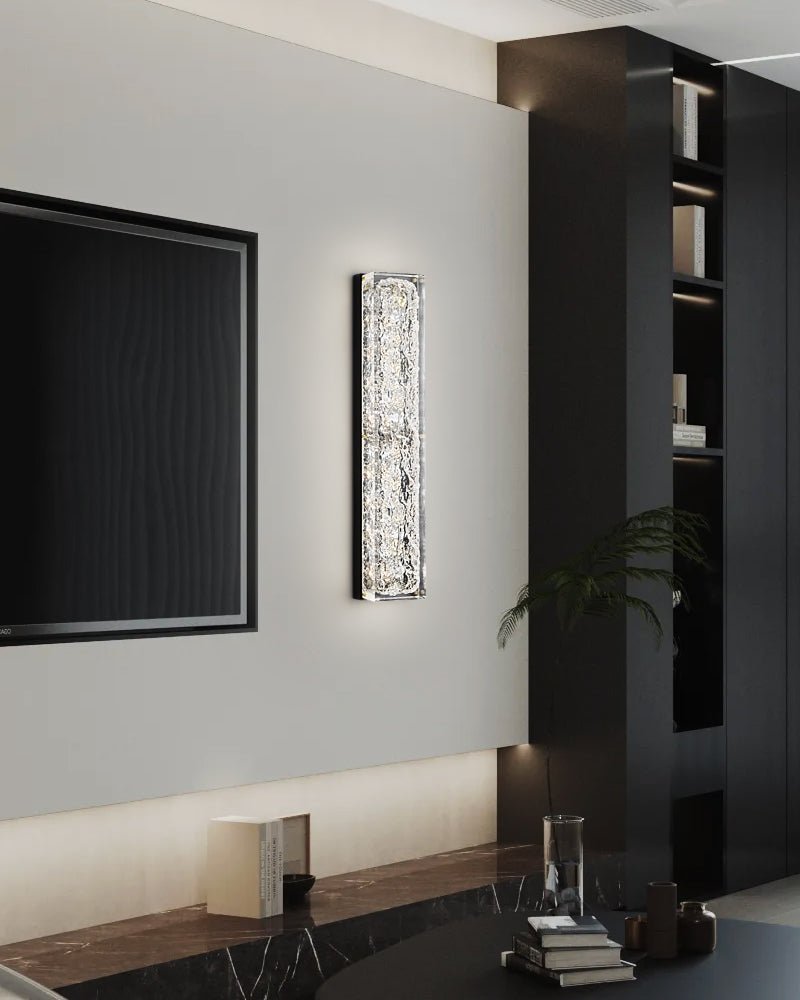 Mavi Prismatic Rectangle Resin Wall Lamp