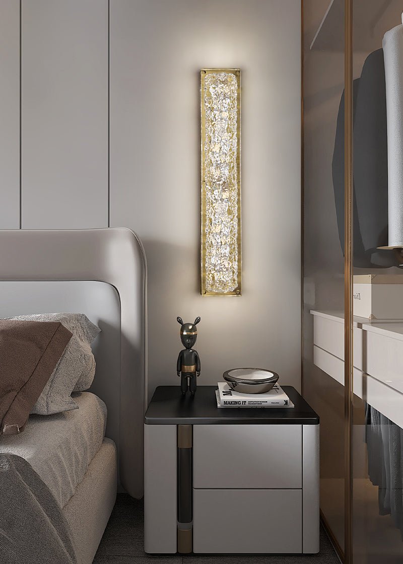 Mavi Prismatic Rectangle Resin Wall Lamp