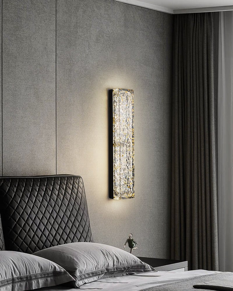 Mavi Prismatic Rectangle Resin Wall Lamp