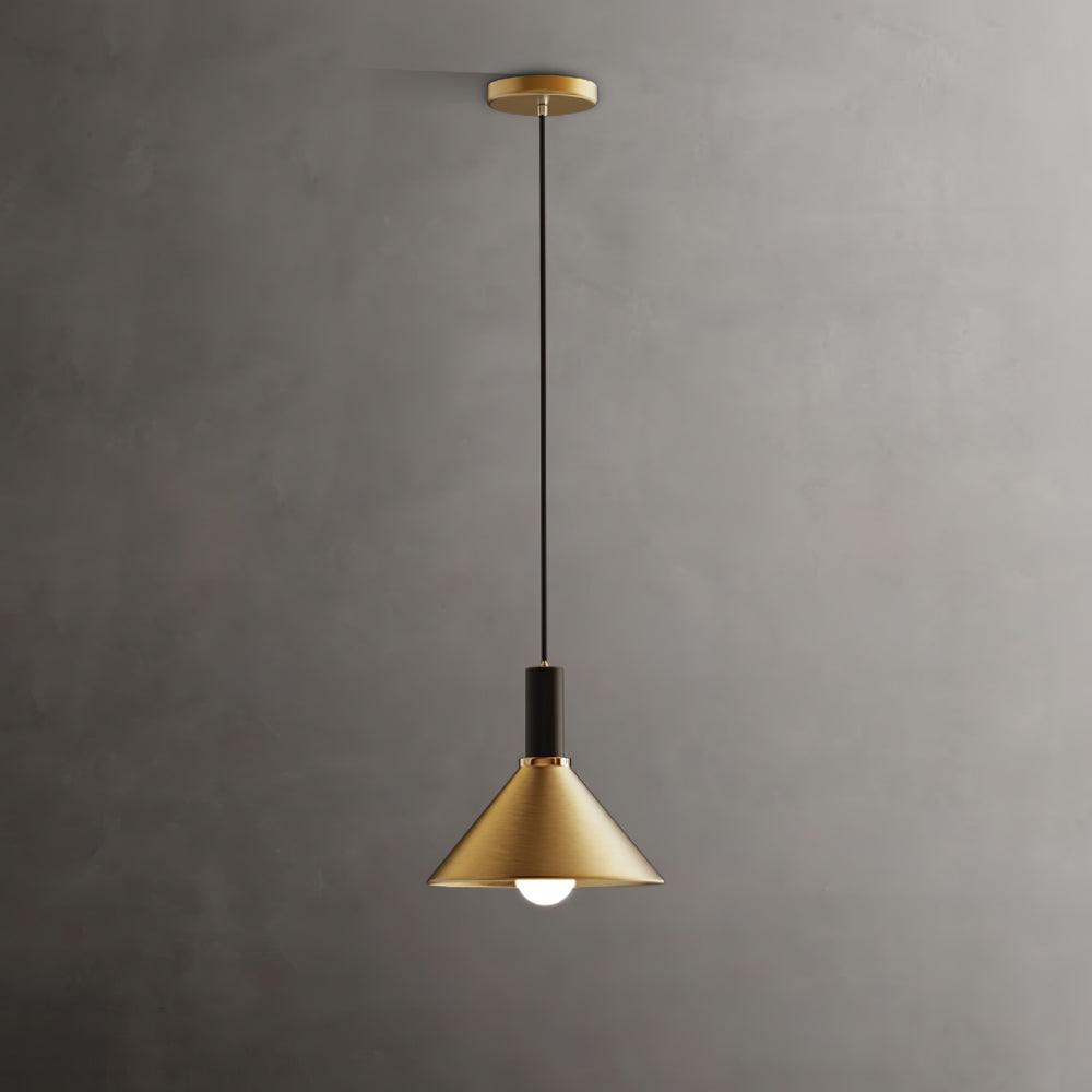 Casalelia Brass Cone Pendant Lamp