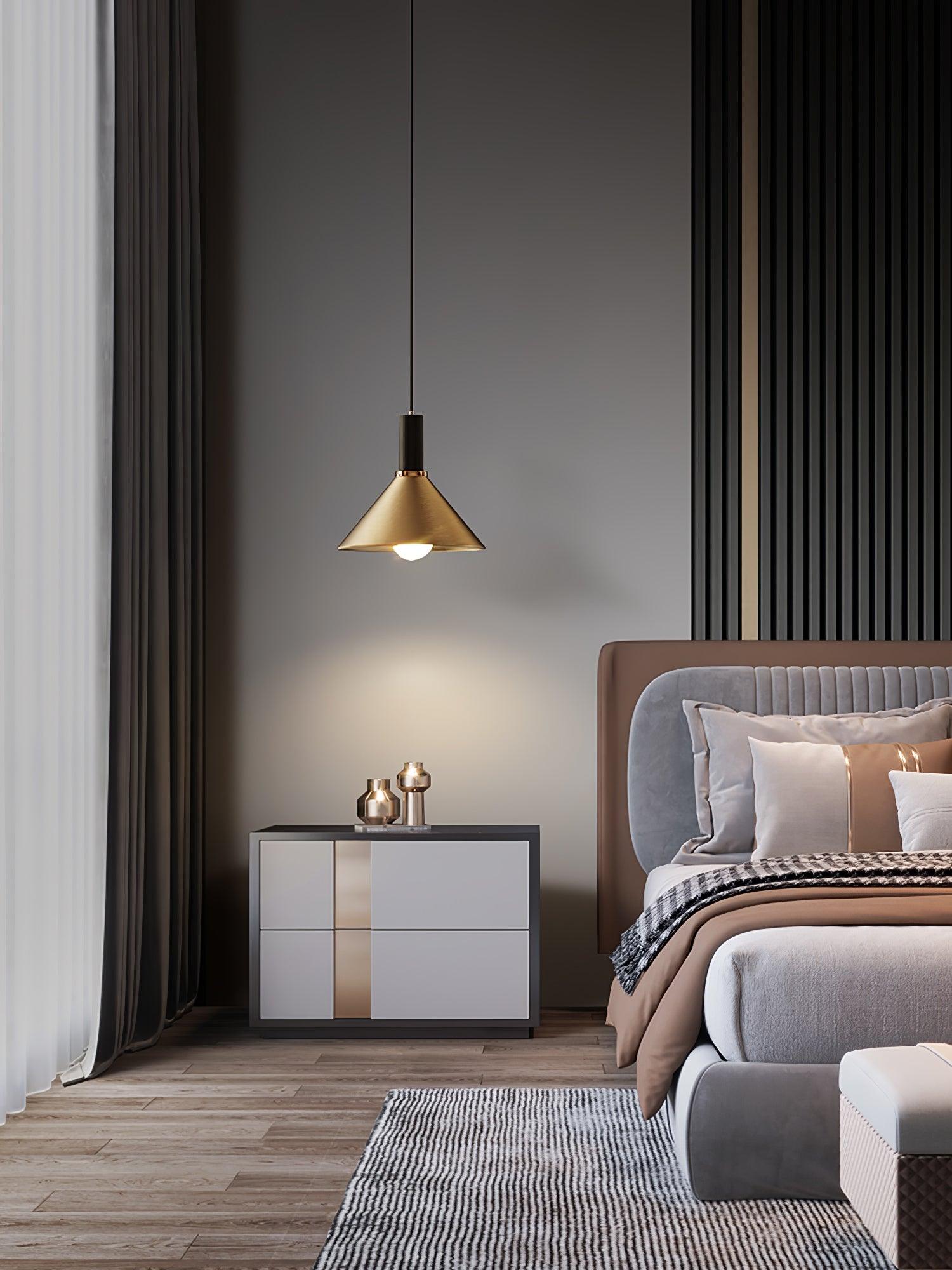 Casalelia Brass Cone Pendant Lamp