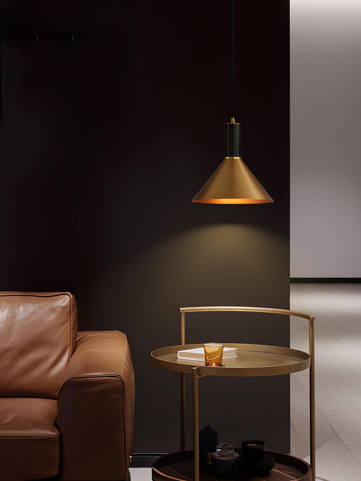 Casalelia Brass Cone Pendant Lamp