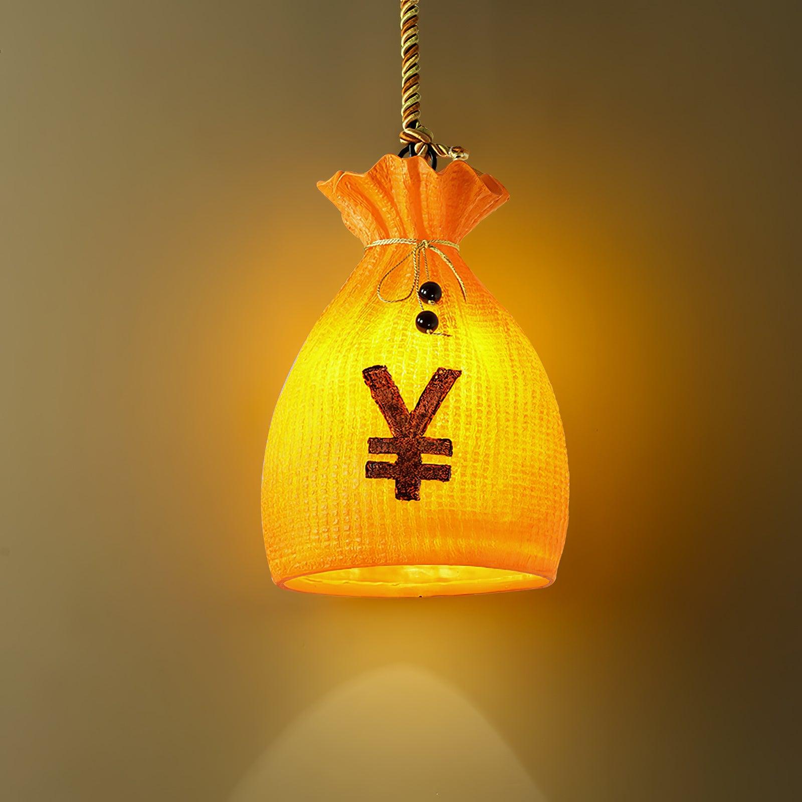 Firten Art Unique Pouch Resin Pendant Lamp