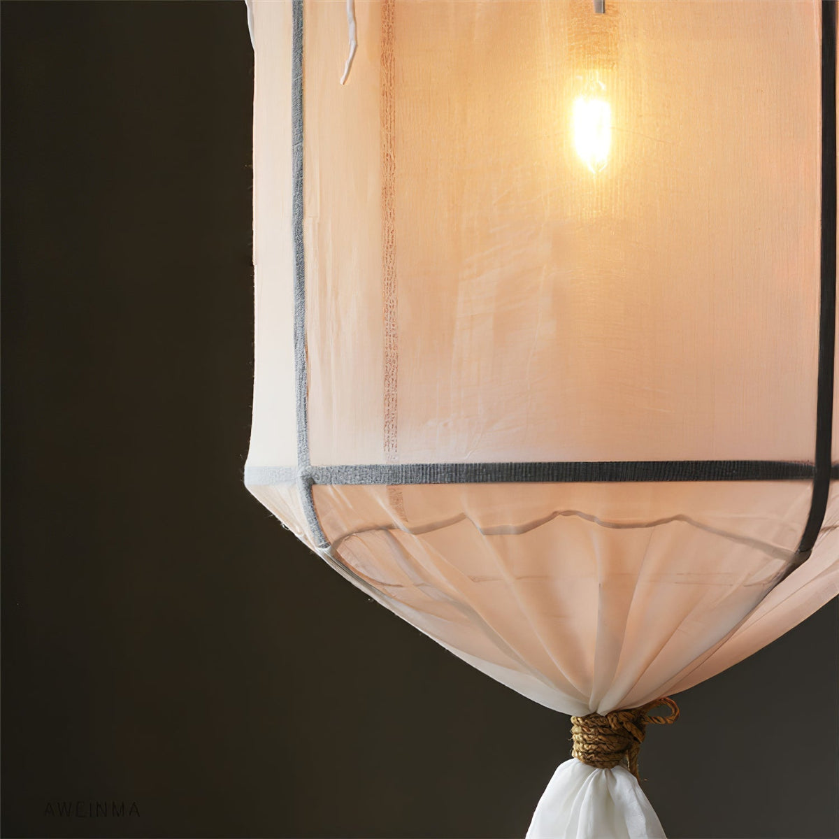 Lininora Fabric Bohemian Pendant Light