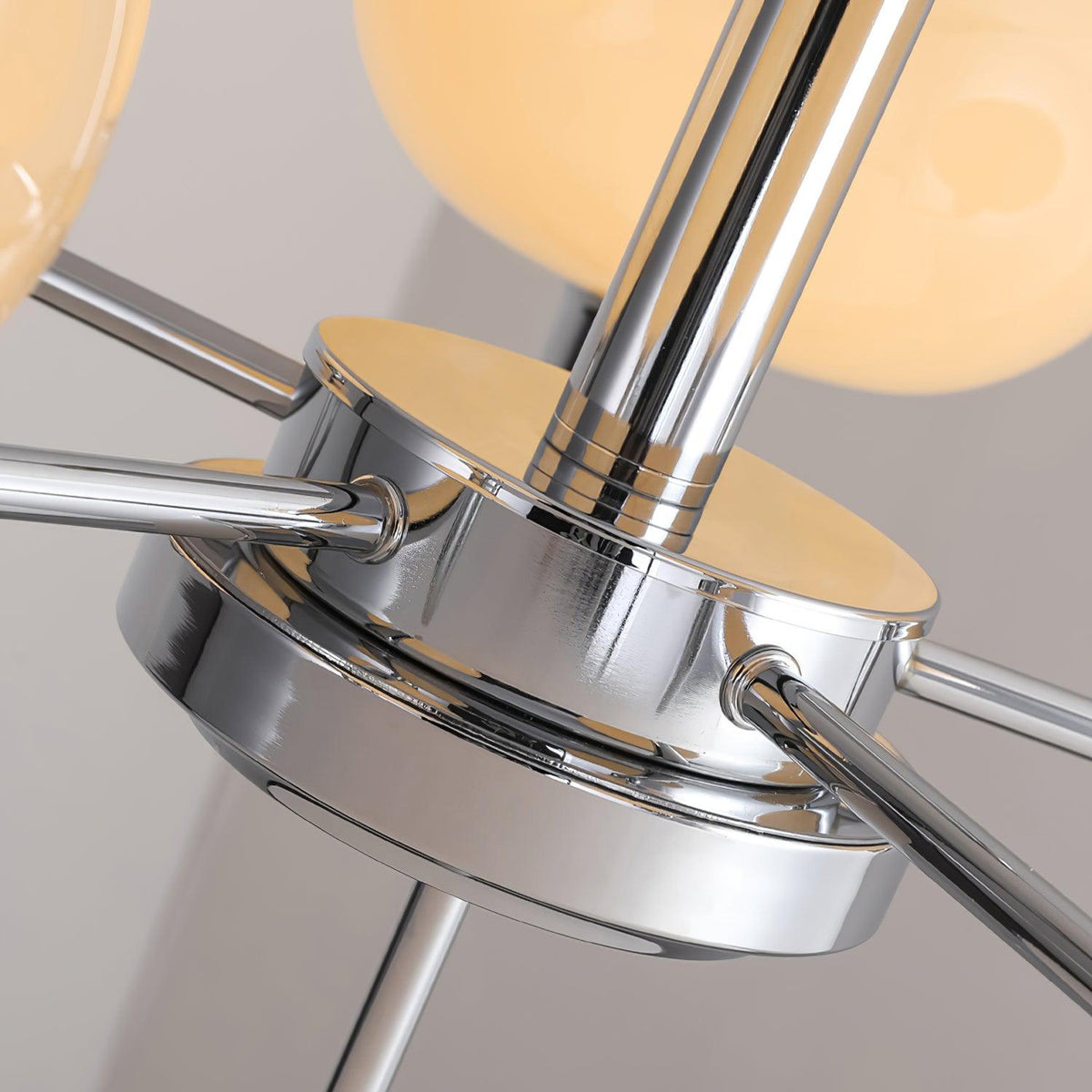 Amino Pendant Lamp Glass Globe Brass Frame