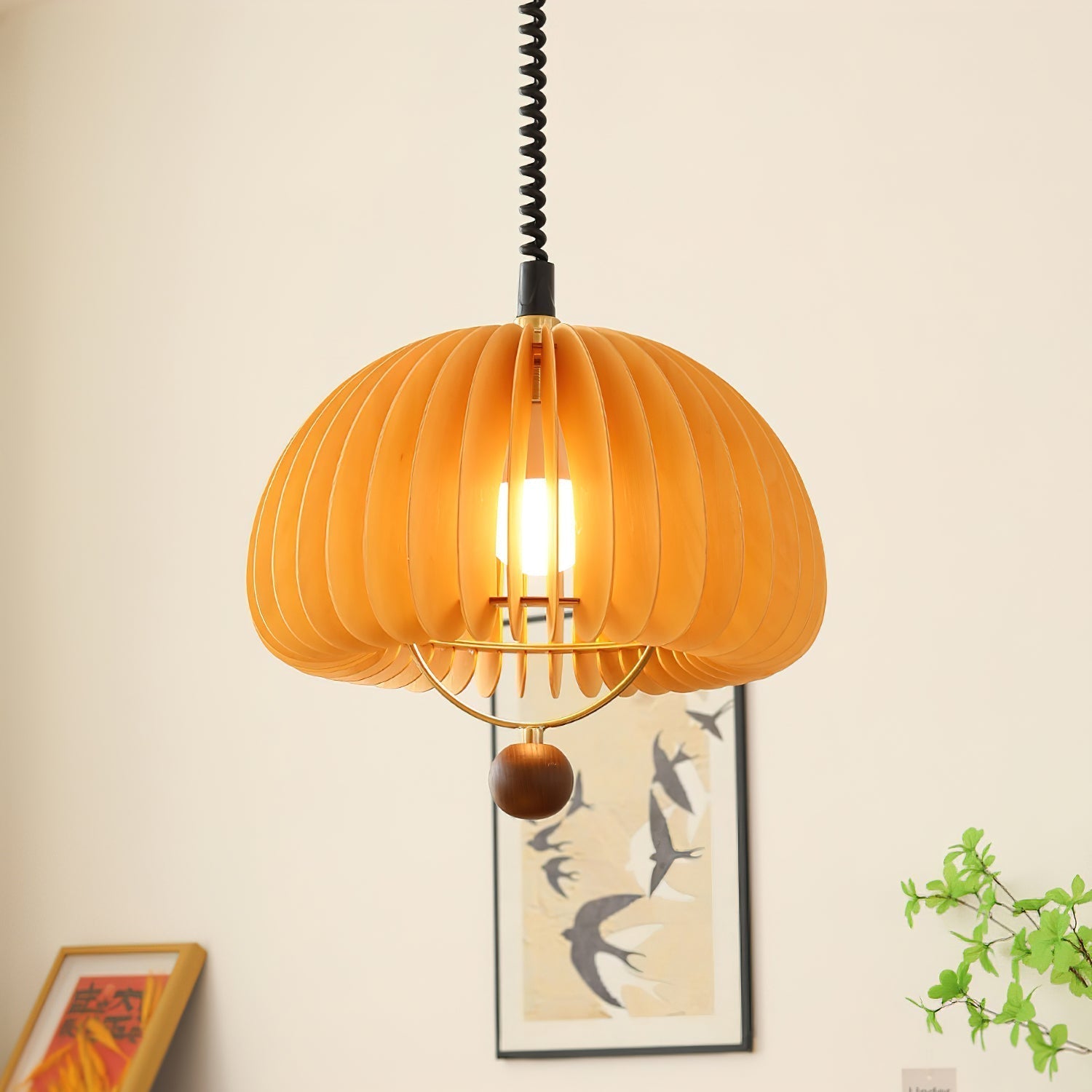 Fisher Modern Wood Pendant Light