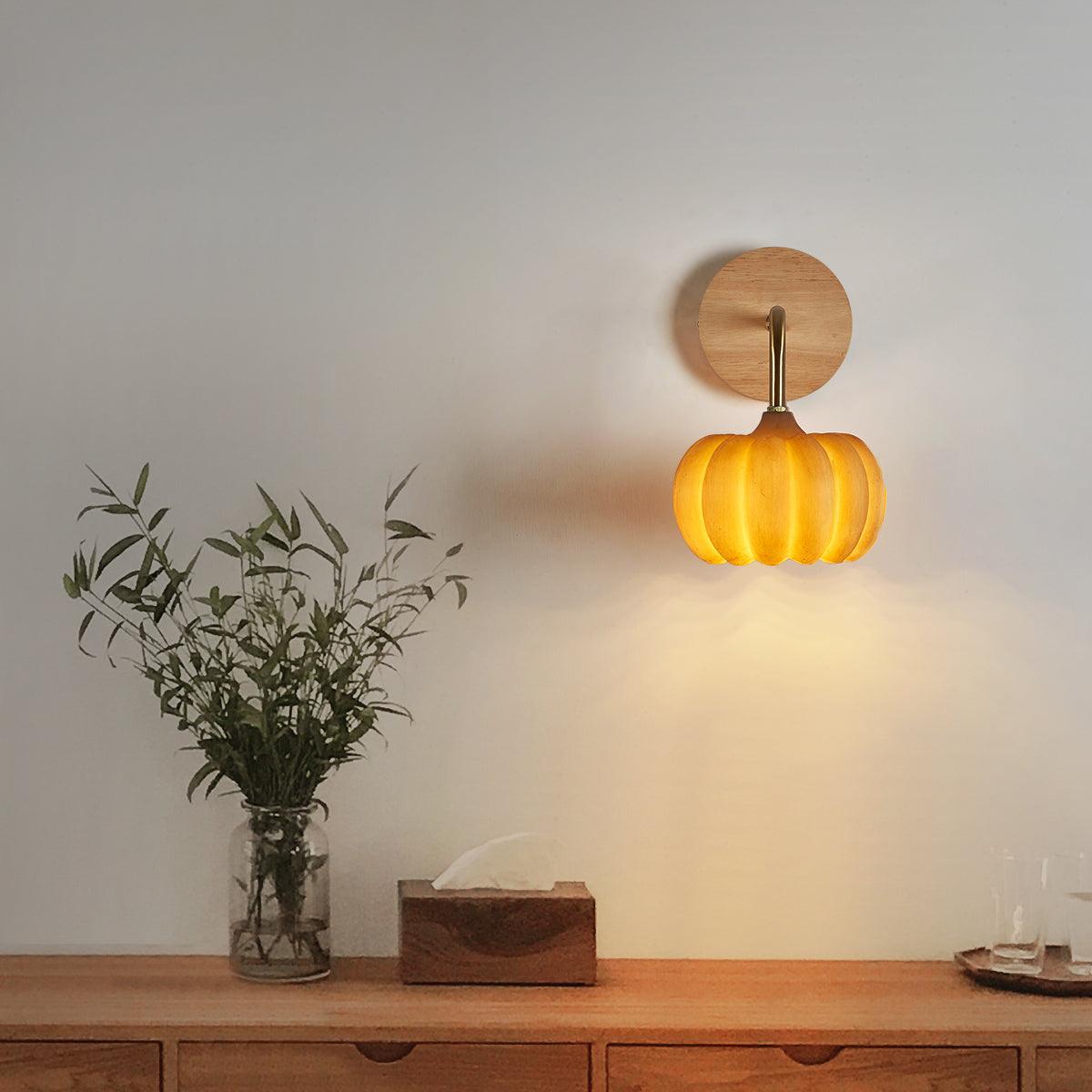 Vilorel Individual Creativity Pumpkin Wall Light
