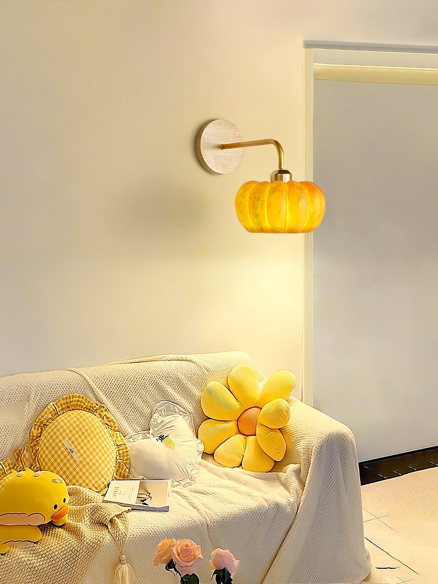 Vilorel Individual Creativity Pumpkin Wall Light