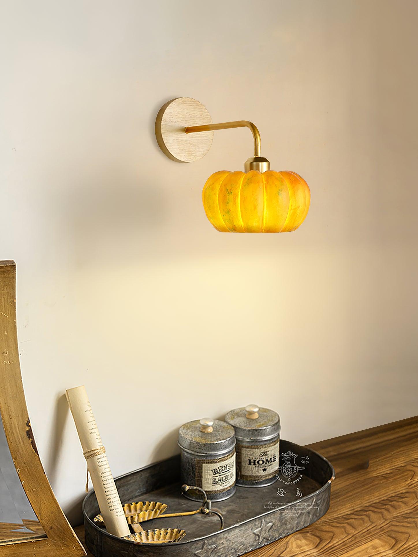 Vilorel Individual Creativity Pumpkin Wall Light