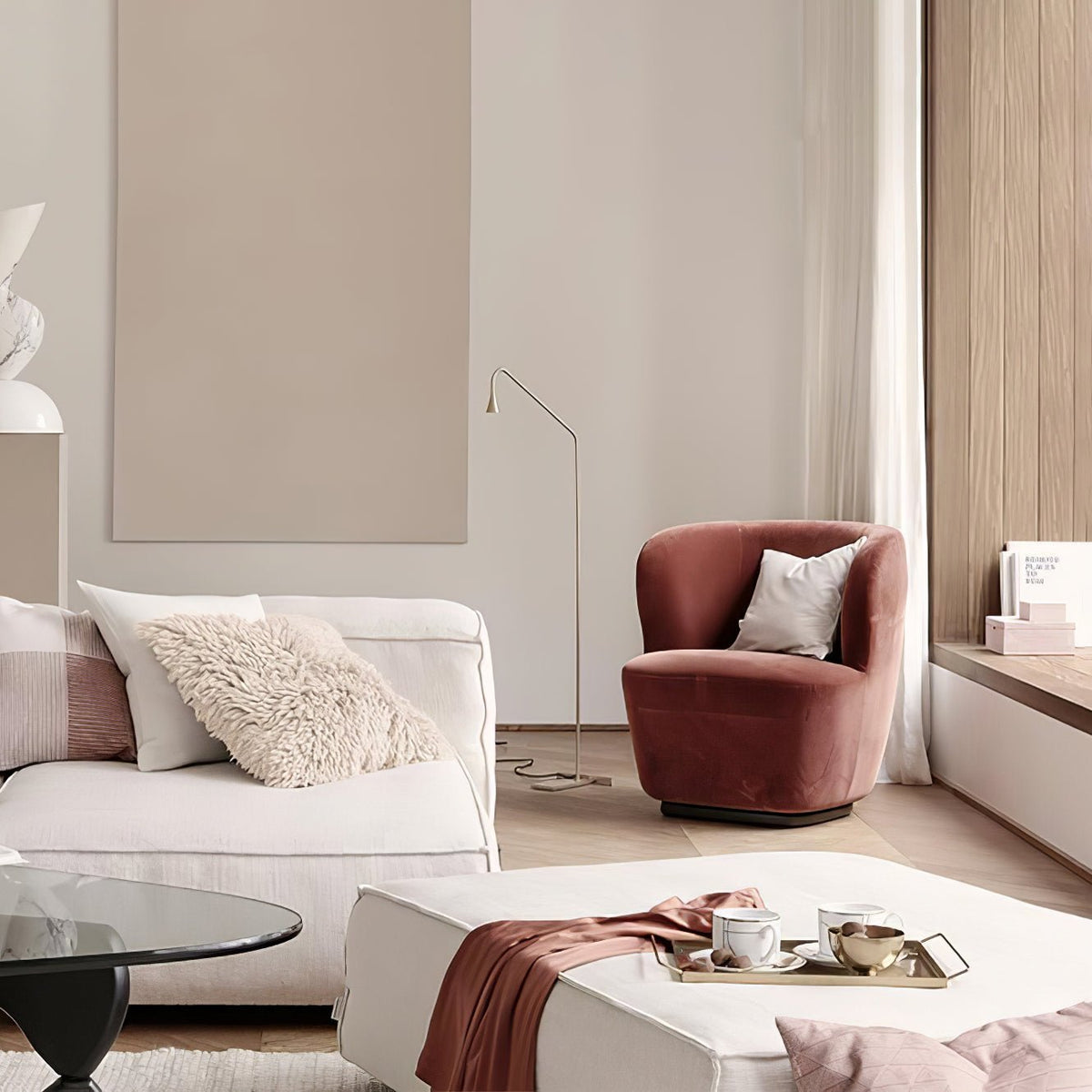 Arc Modern Gold Floor Lamp