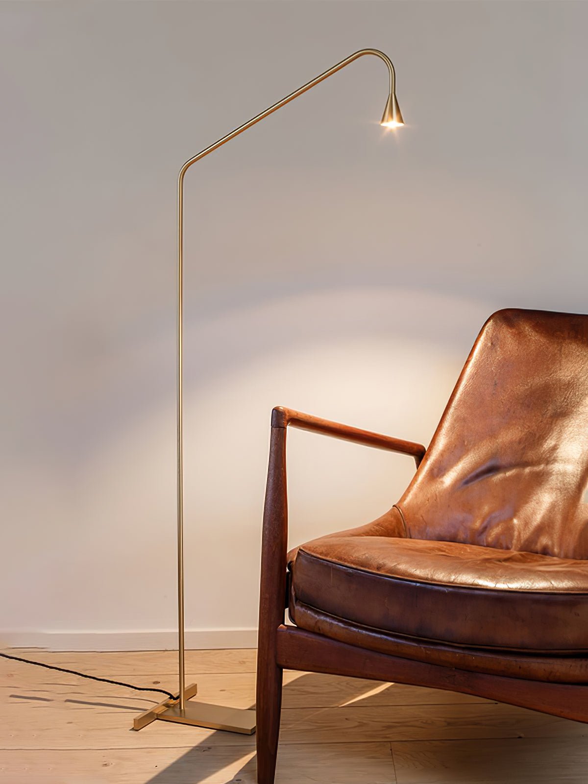Arc Modern Gold Floor Lamp