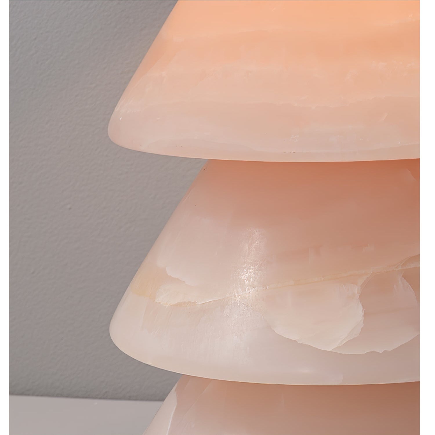 Pyramid Retro Marble Table Lamp