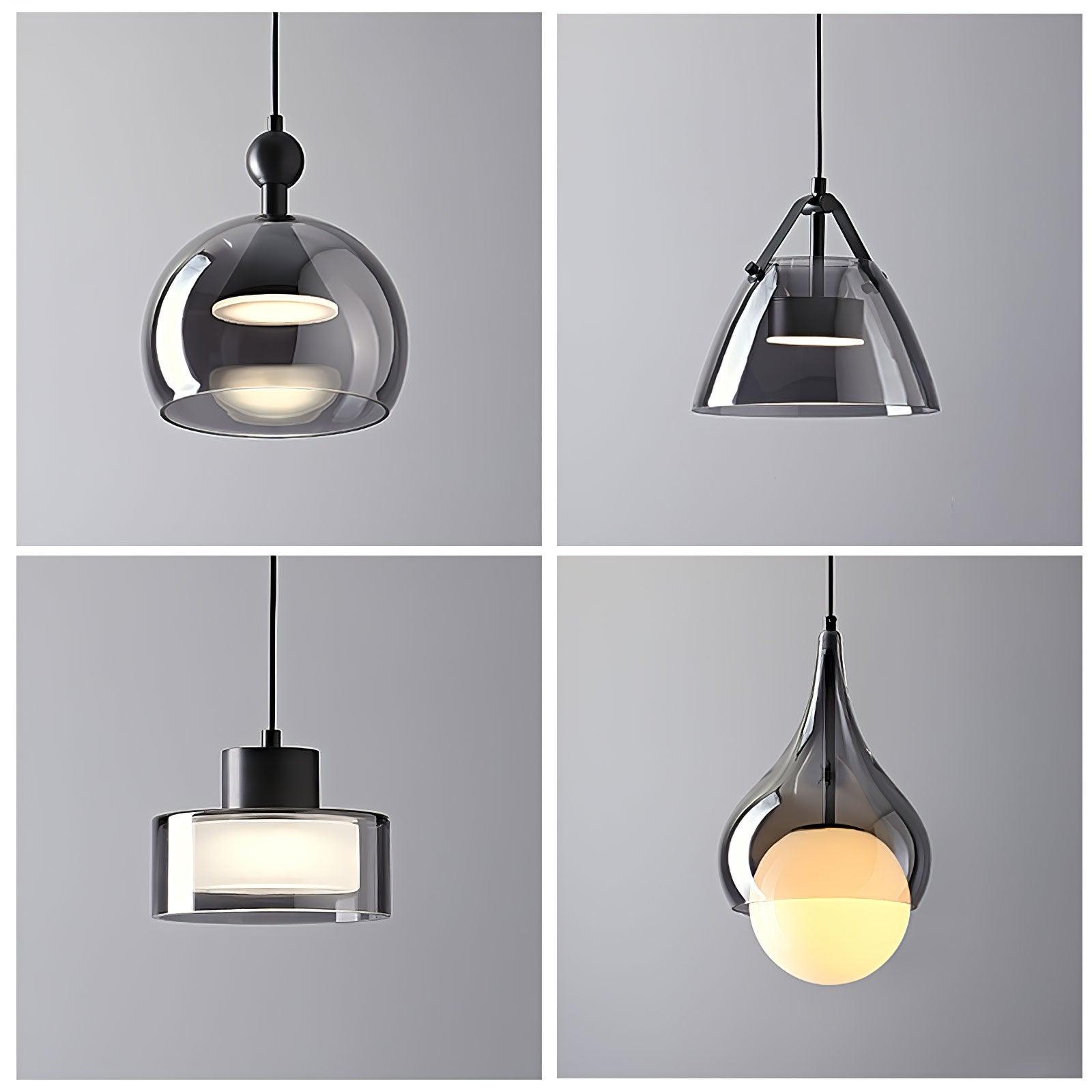 Droplet Elegant Glass Pendant Light