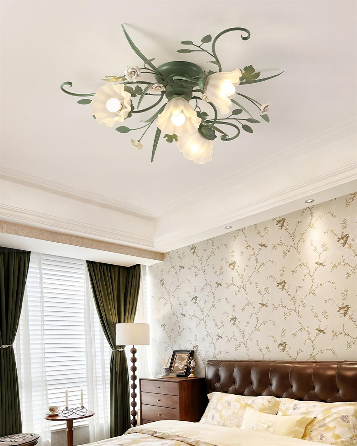 Nylirir Unique Art Classic Ceramics Ceiling Lamp
