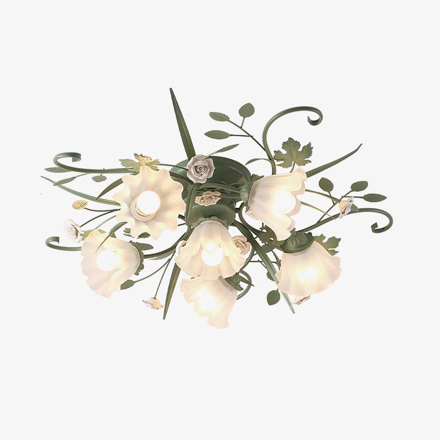 Nylirir Unique Art Classic Ceramics Ceiling Lamp
