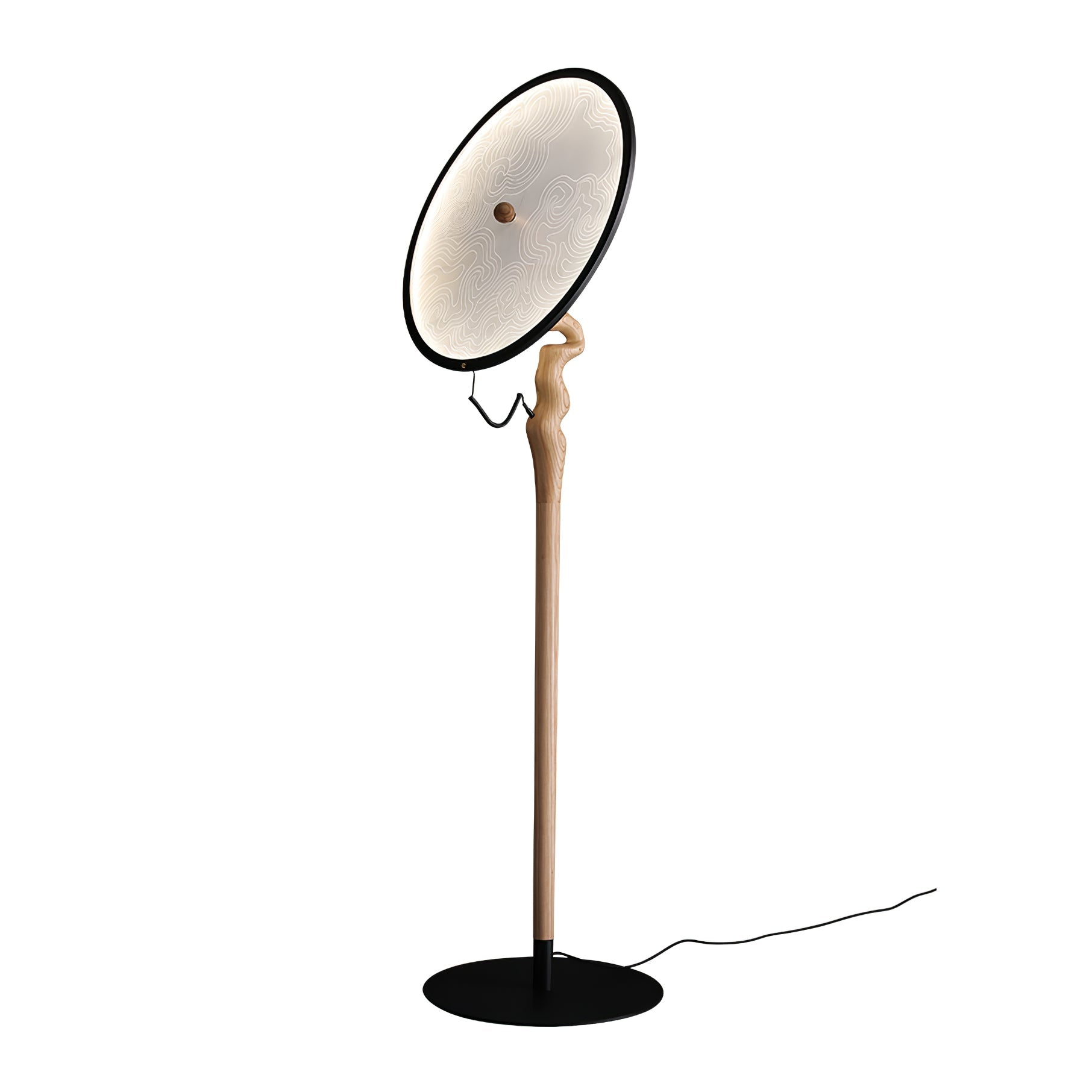Evliriel Artistic Wood Floor Lamp