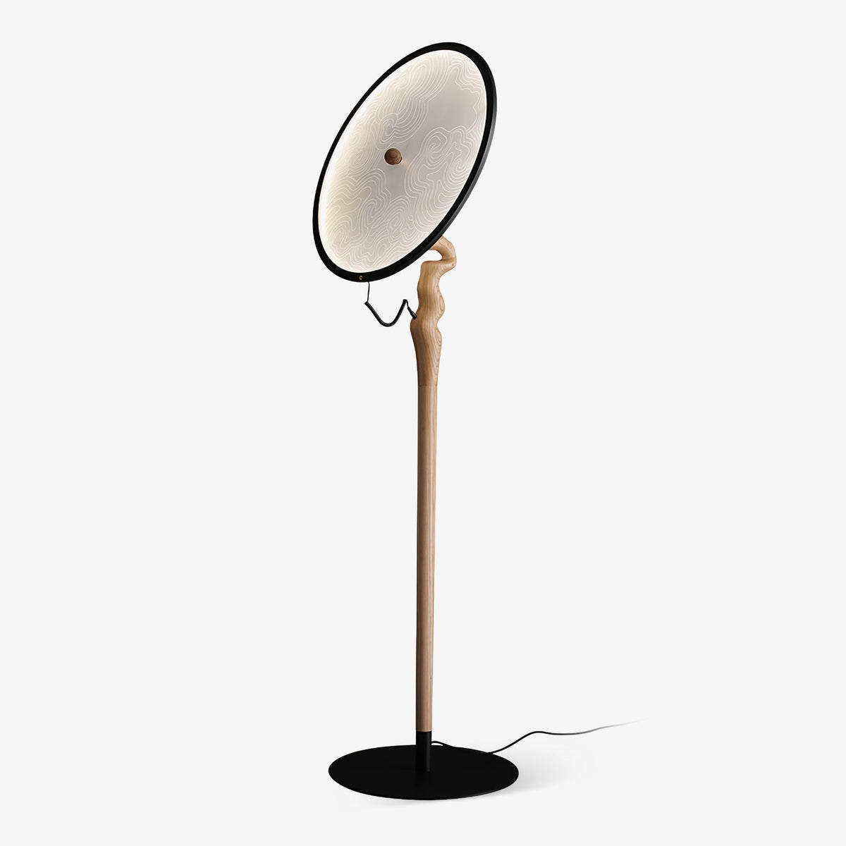 Evliriel Artistic Wood Floor Lamp