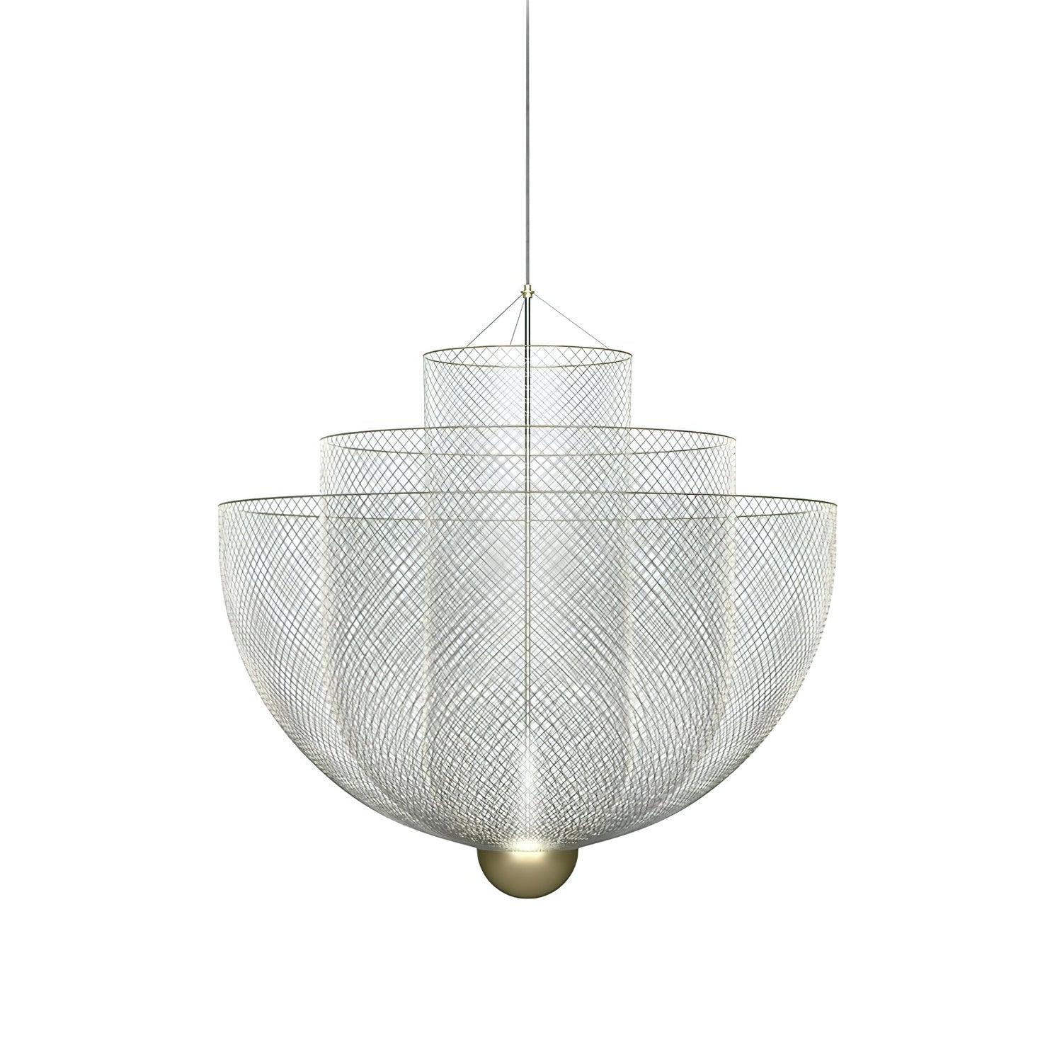 Terielissa Chandelier Meshmatics Hanging Radiant