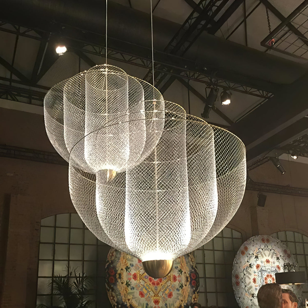 Terielissa Chandelier Meshmatics Hanging Radiant