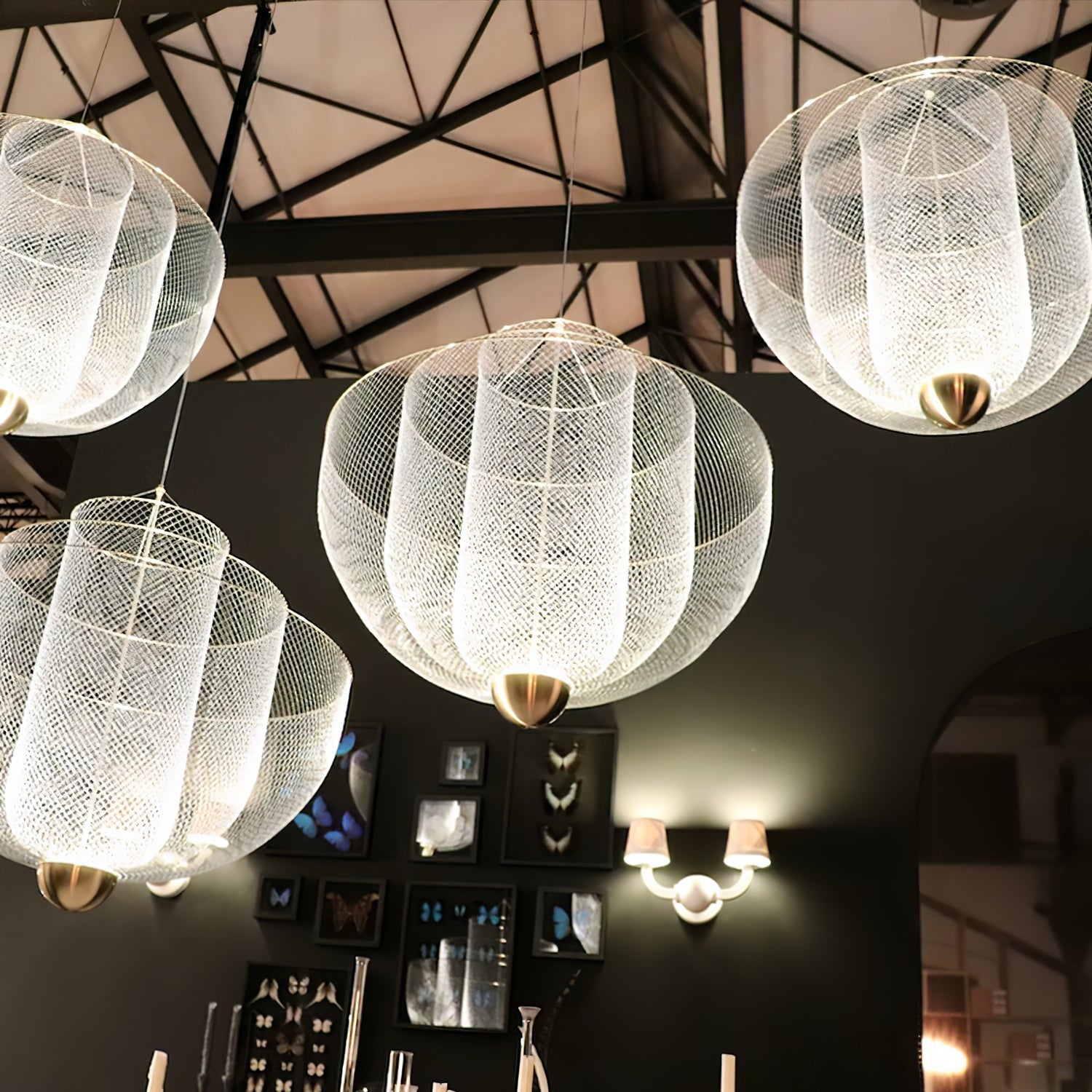 Terielissa Chandelier Meshmatics Hanging Radiant