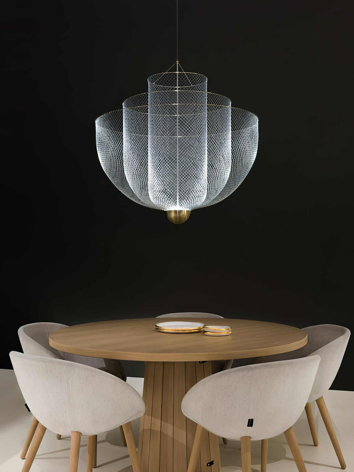 Terielissa Chandelier Meshmatics Hanging Radiant
