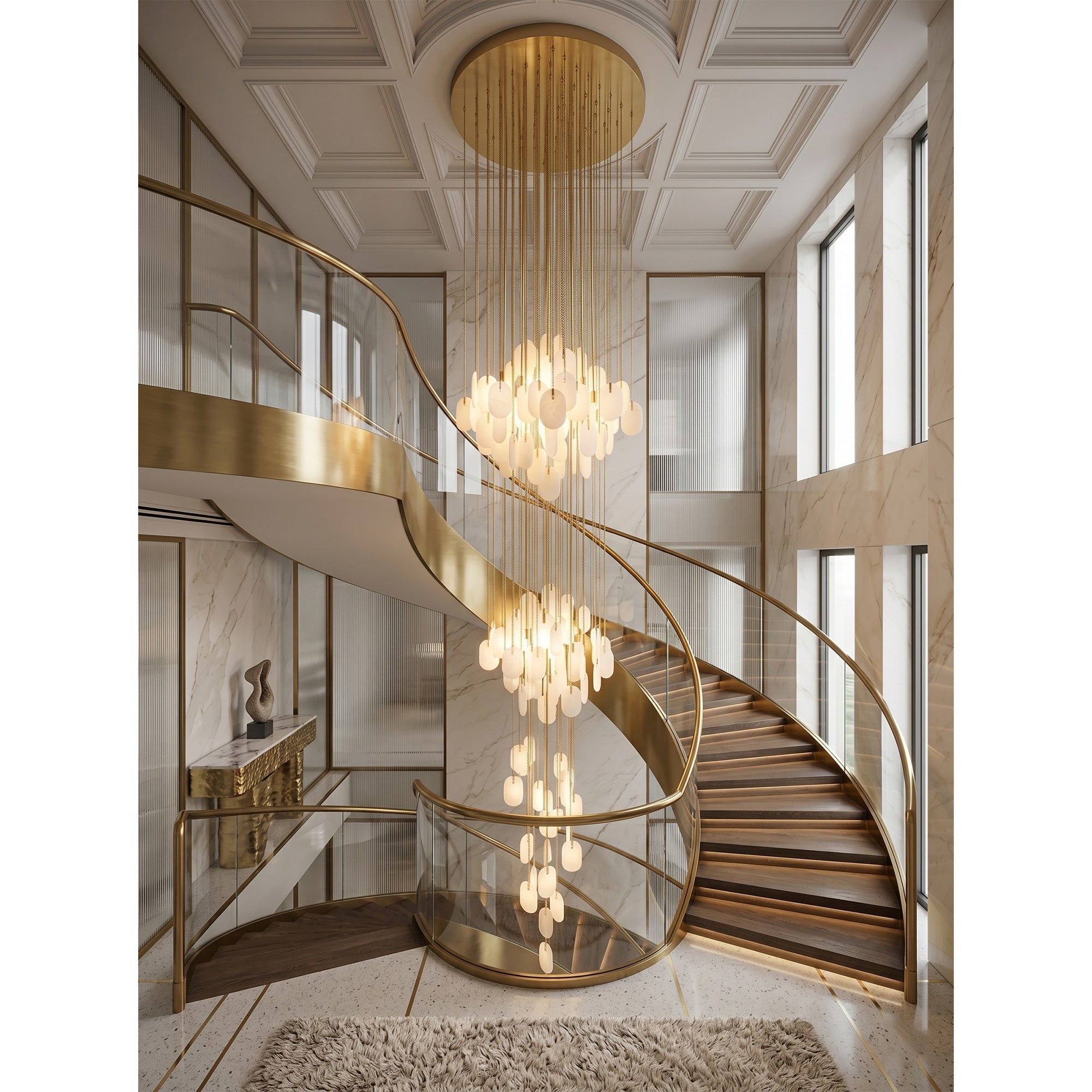 Nivivira Alabaster Chandelier
