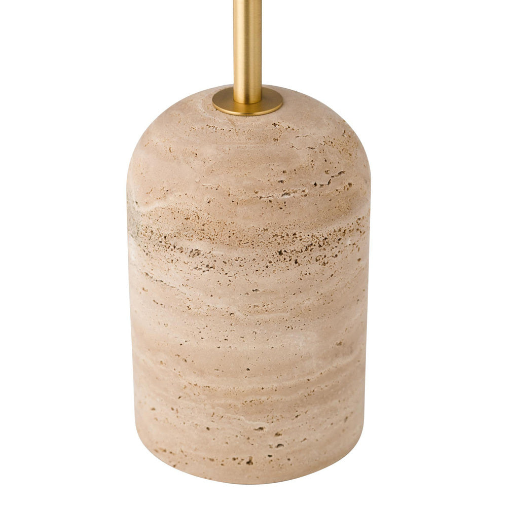 Valoia Travertine Floor Lamp