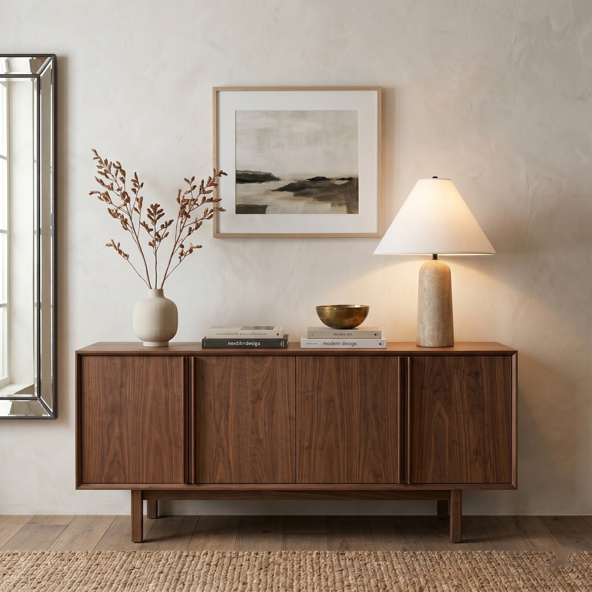 Astere Travertine Table Lamp