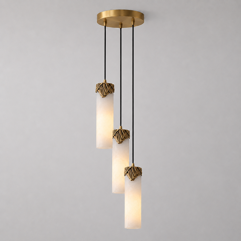 Eiralena Cascad Alabaster Chandelier