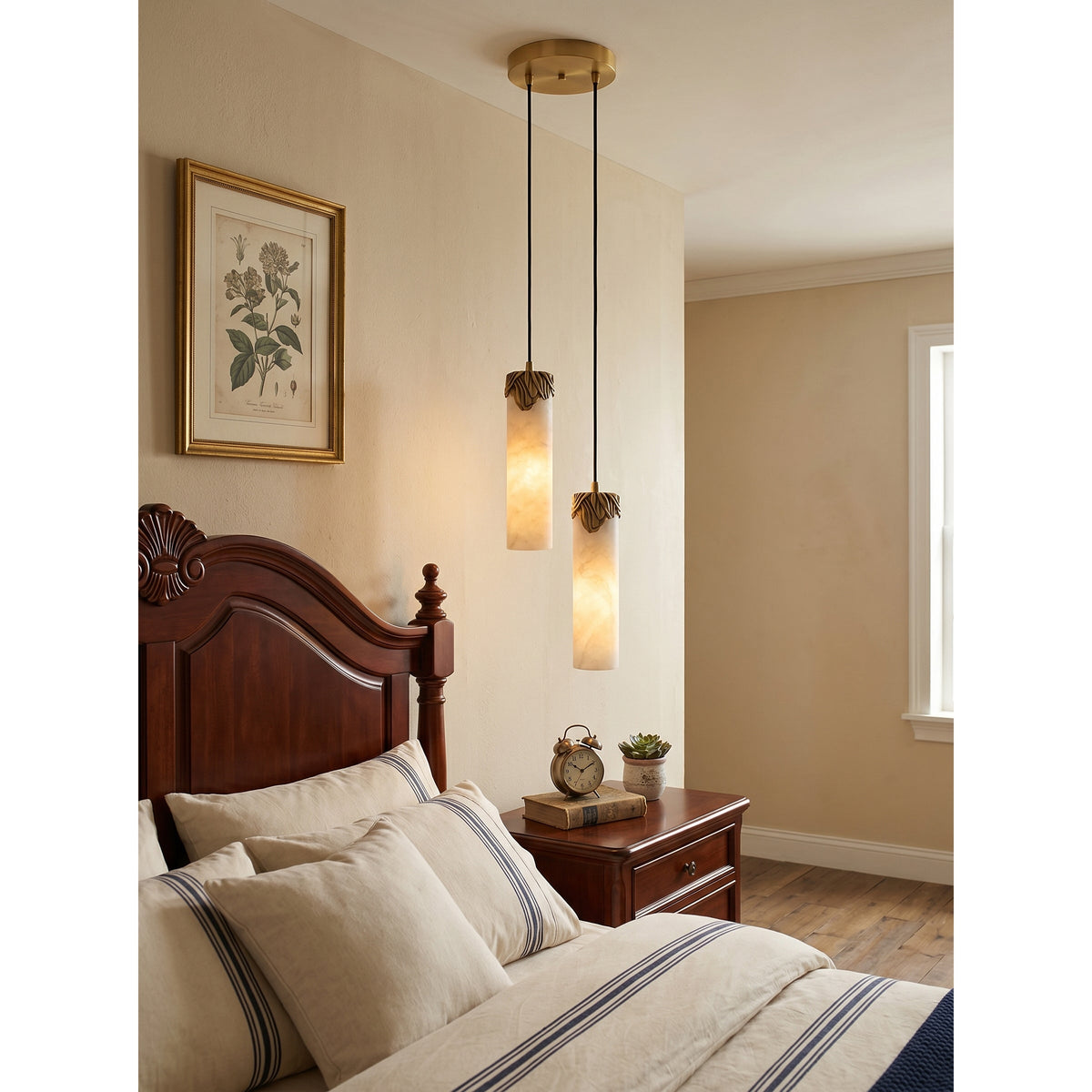 Eiralena Cascad Alabaster Chandelier