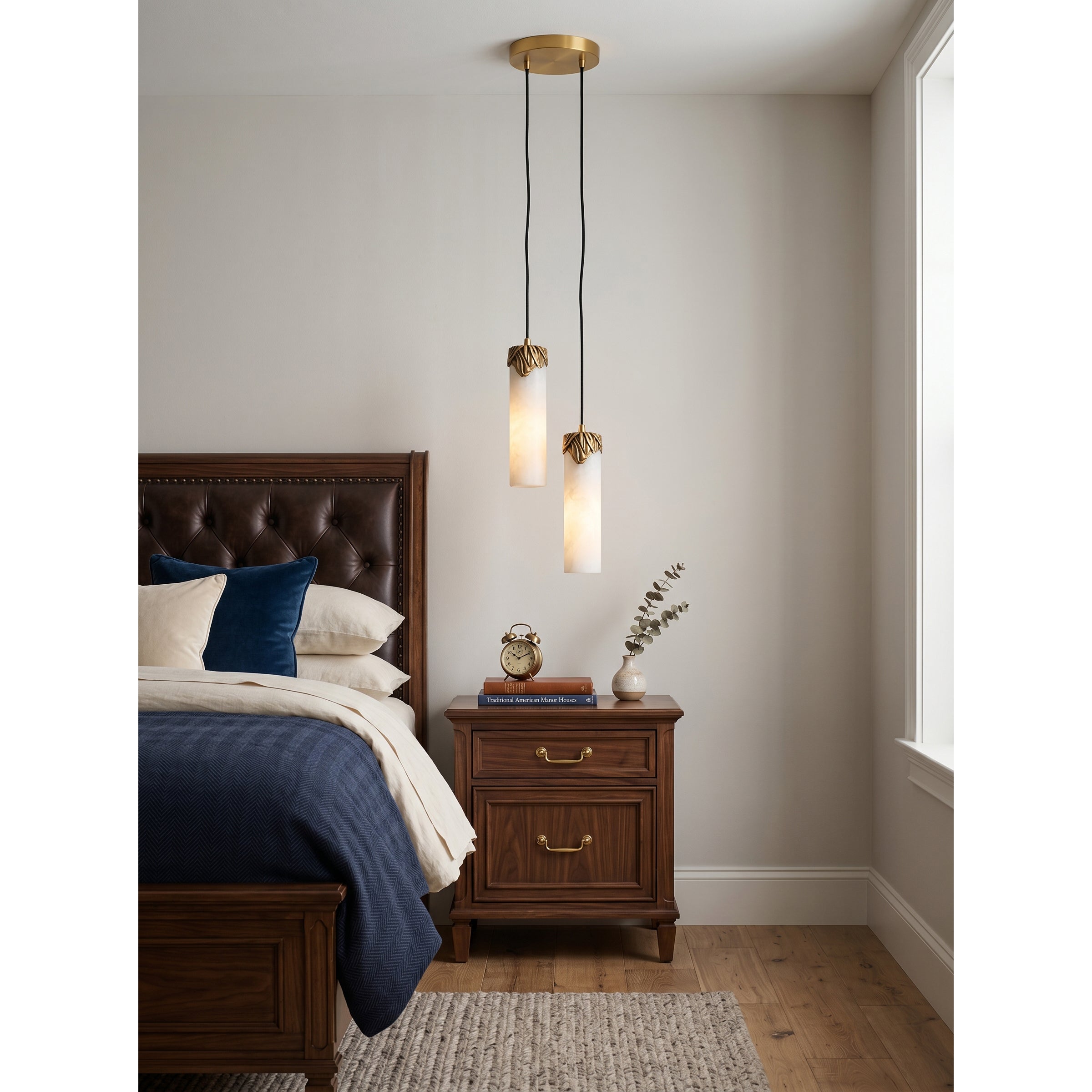 Eiralena Cascad Alabaster Chandelier