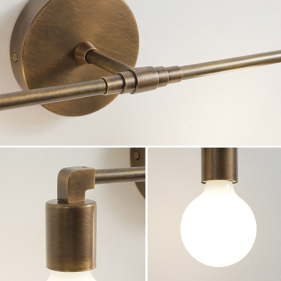 Karma Elvior Brass Double Wall Sconce