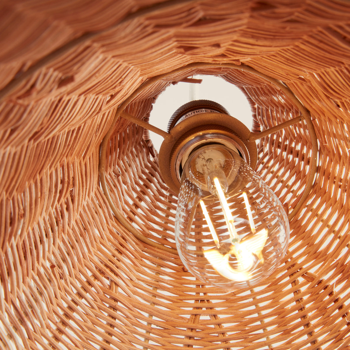 Kasbah Rattan Conical Pendant Lamp