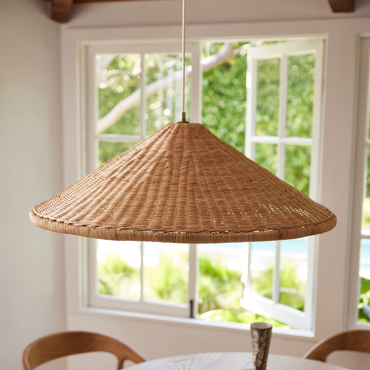 Kasbah Rattan Conical Pendant Lamp