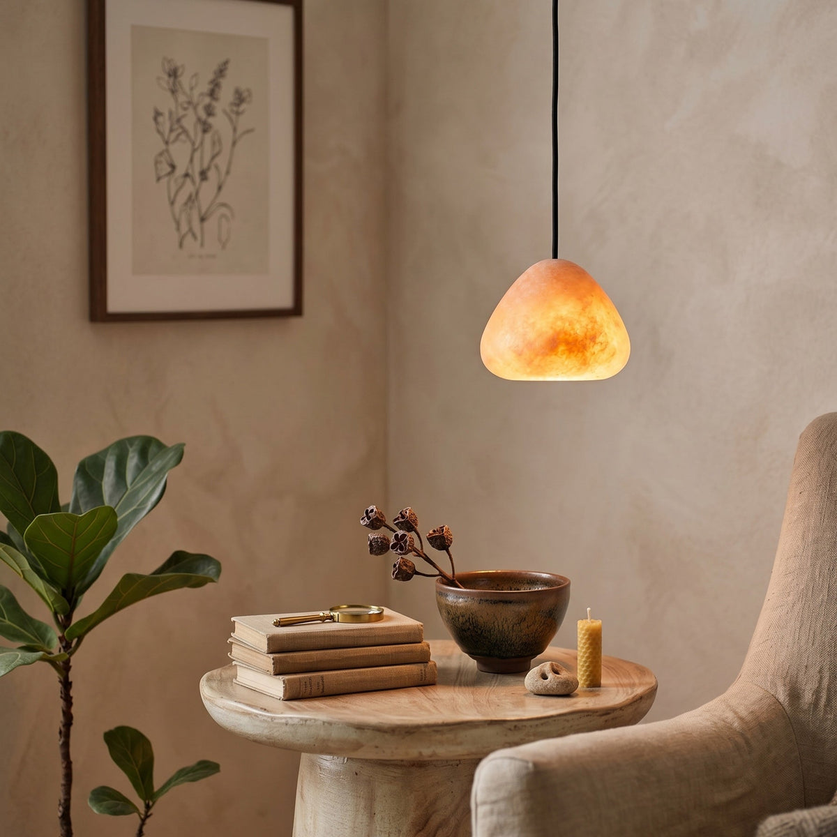 Morphe Alabaster Pendant Lamp