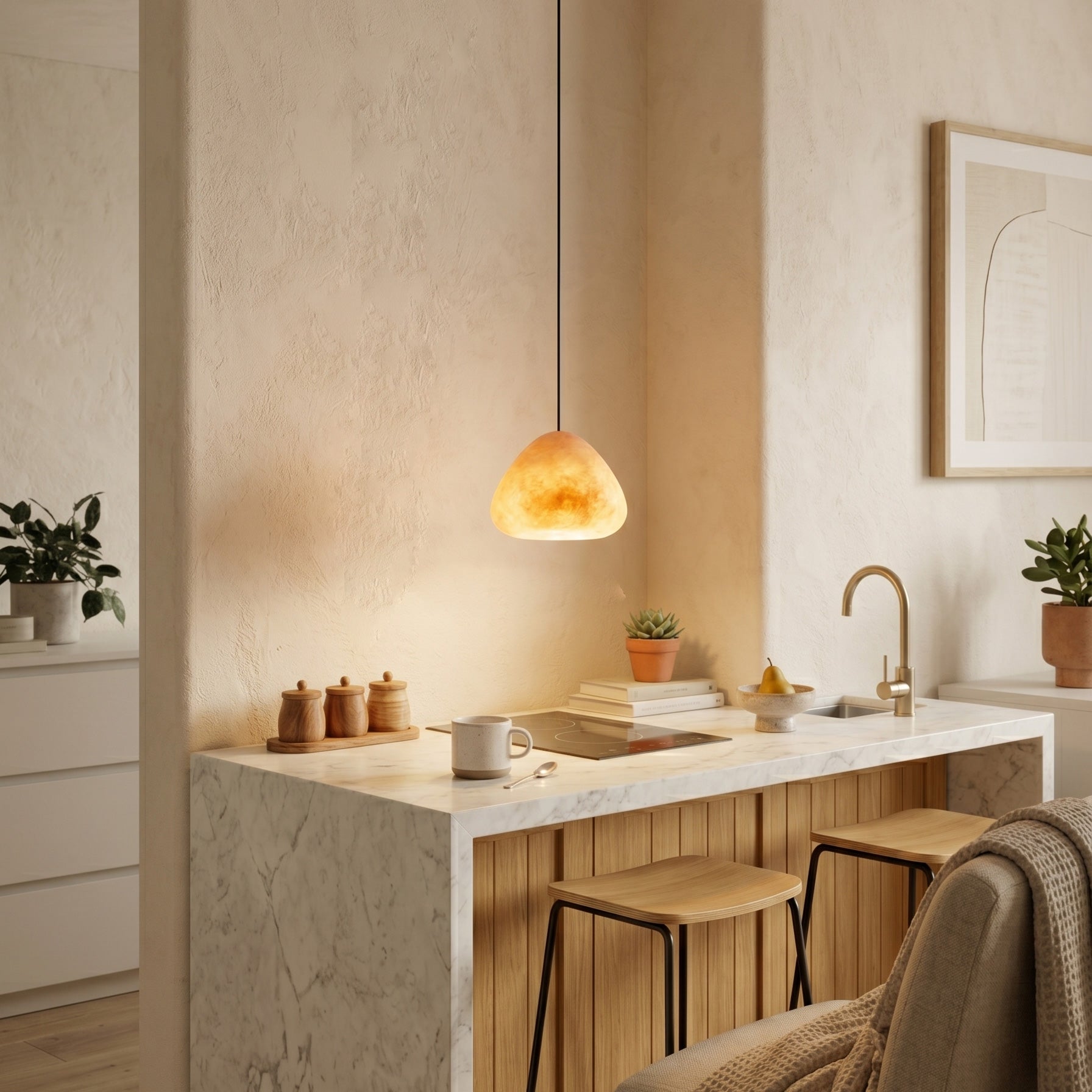 Morphe Alabaster Pendant Lamp