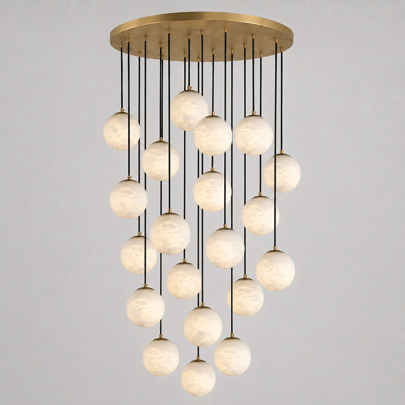 Savina Alabaster Chandelier