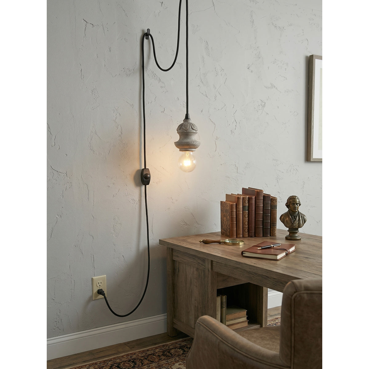 Vornel Wood Swag Lights