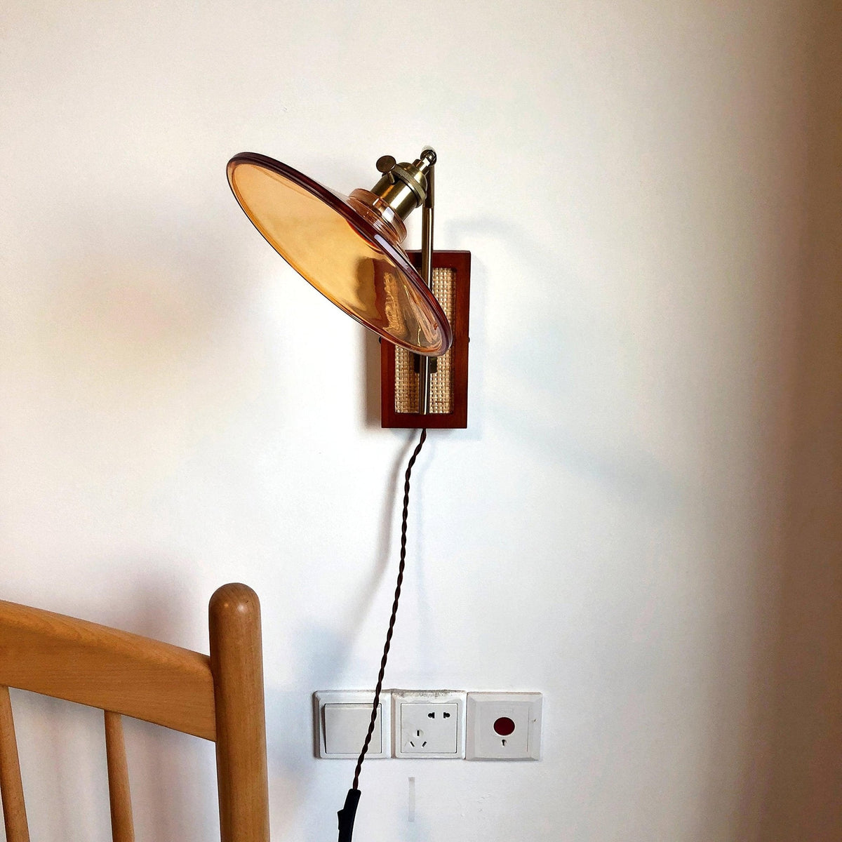 Brix Premium Nordic Art Glass Bamboo Wall Lamp