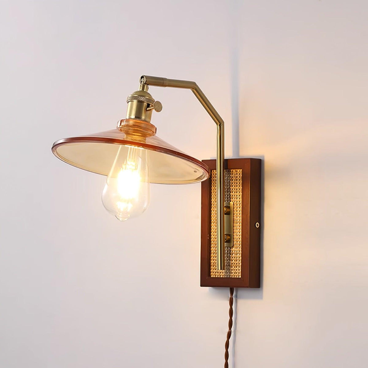 Brix Premium Nordic Art Glass Bamboo Wall Lamp