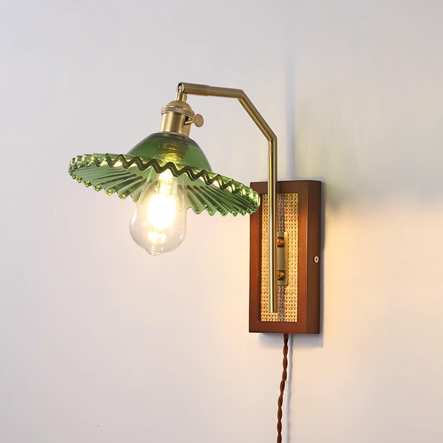 Brix Premium Nordic Art Glass Bamboo Wall Lamp