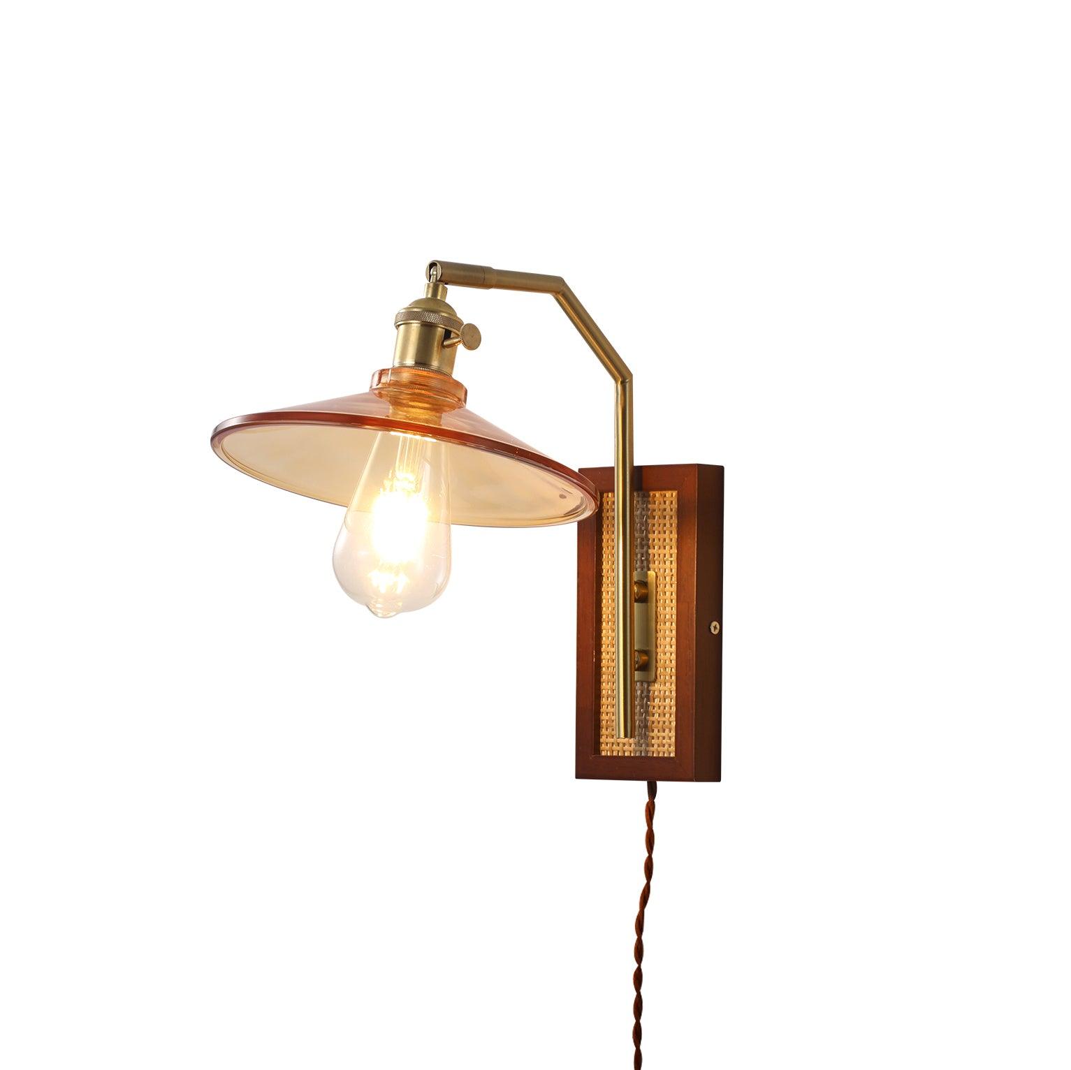 Brix Premium Nordic Art Glass Bamboo Wall Lamp