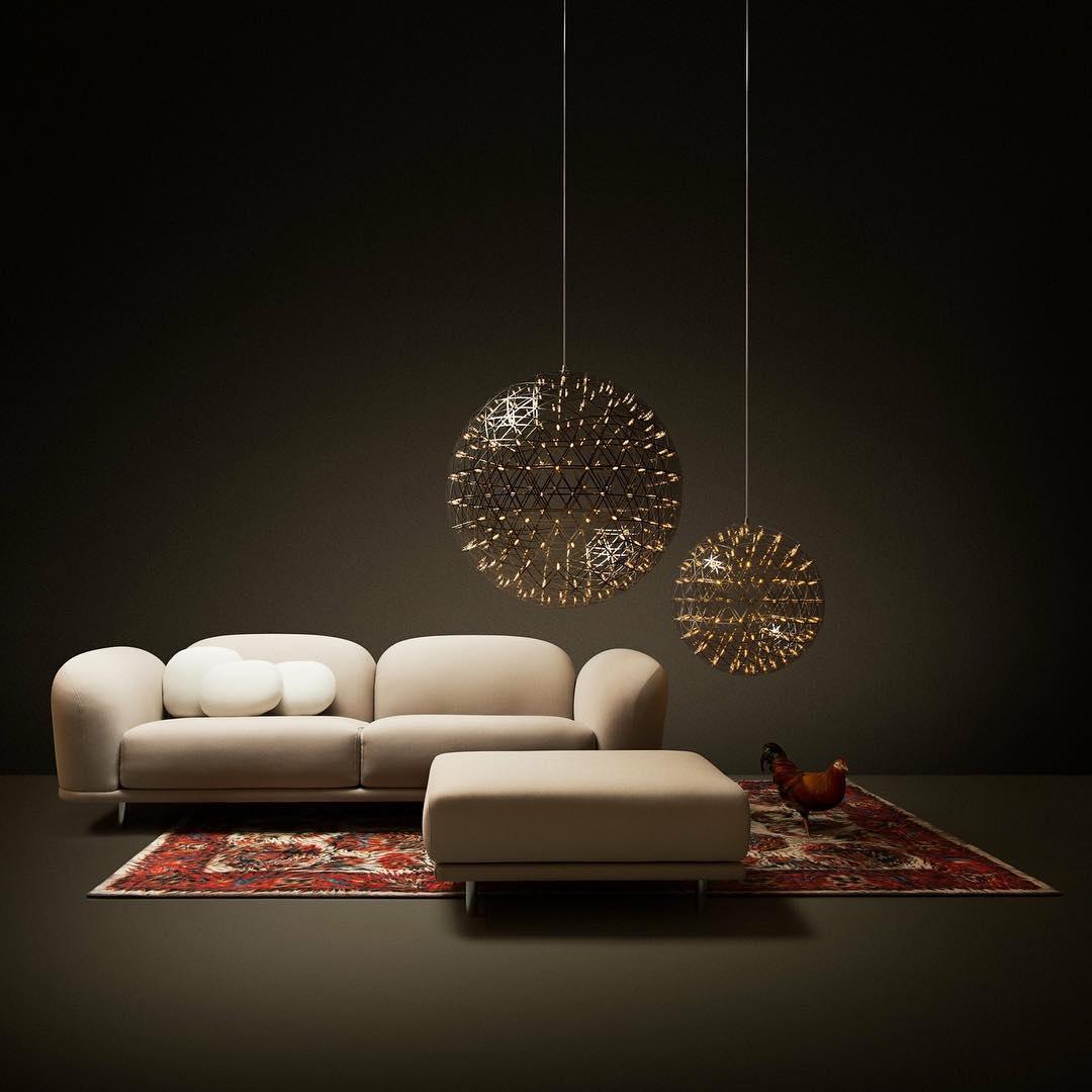 Delcourt Silver Spark Ball Pendant Light